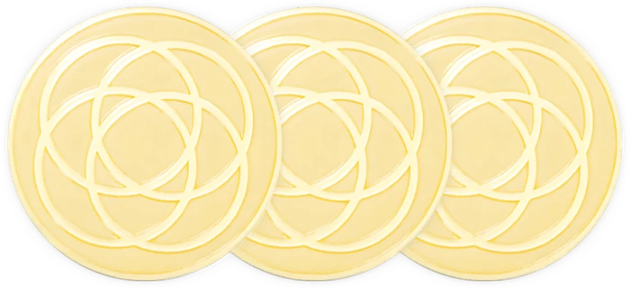 3 Harmoni EMF protection stickers